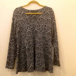 * EUC* A Pea In The Pod Long Sleeve Maternity Top Sz. L